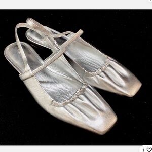 Vince Silver Women's Flats